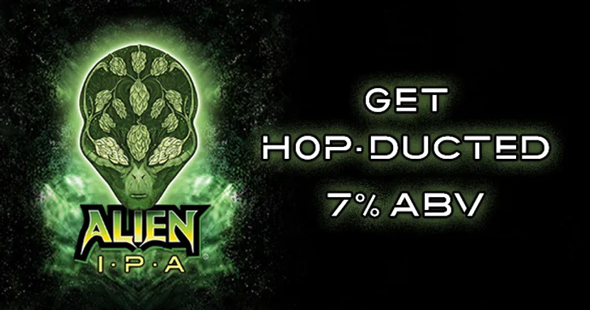 Alien IPA - Get Hop-Ducted - 7% ABV